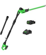 The Cordless Soyus Pole Hedge Trimmer Is An 18-Inch Electric, And A Char... - £133.13 GBP