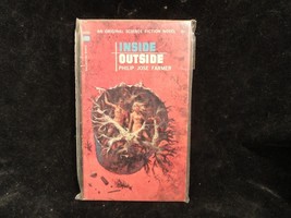 Inside Outside Paperback Book Ballantine U2192 Philip Jose Farmer 1964 - $106.00 MXN