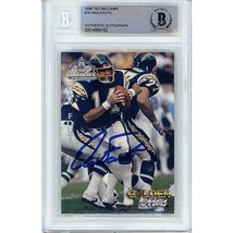 Dan Fouts San Diego Chargers Signed Ted Williams Autograph BGS On-Card Auto Slab - £71.18 GBP