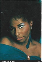⭕VTG card pocket calendar 1985 CHAKA KAN Portugal group music singer - $85.07 MXN