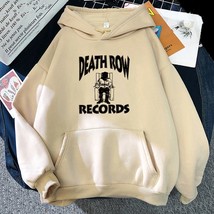  ROW RECORDS Hoodie Men High Quality Aesthetic Sweatshirts Vintage Hip Hop Haraj - £75.60 GBP