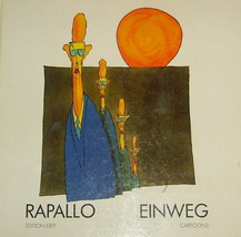 1984 Hand signed &amp; Numbered Kunstler Rapallo Walter Strebel Einweg Cartoon Book - £157.11 GBP