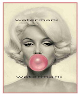 Marilyn Monroe Blowing Bubbles - $29.99