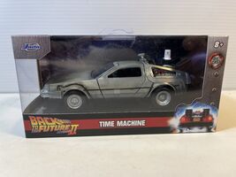 Back to the Future II Delorean Diecast Model Car: 1/32 Scale, New In Box... - $14.85
