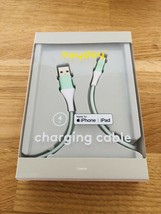 heyday Charging Cable, for Apple, 4 ft USB-A to 8 pin connector, Green/w... - $6.95