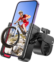 Bike Phone Mount Holder, [Camera Friendly] Motorcycle Phone Mount for Electric S - £16.69 GBP