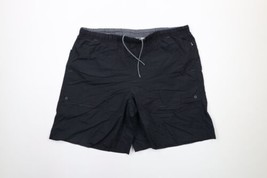 Vintage Nike Mens XL Travis Scott Mini Swoosh Big Pocket Lined Shorts Black - £39.10 GBP