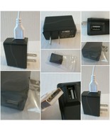 USB Wall Charger Plug Black AC Power Adapter Travel Home Spare For Phone... - $148.93 MXN