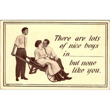 Antique Novelty Postcard, There are Lots of Nice Boys None Like You Unspecified - £16.07 GBP