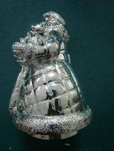 Reed &amp; Barton ~ Silverplate ~ Rotating Music Box &quot;Santa Is Coming To Town&quot; - £35.61 GBP