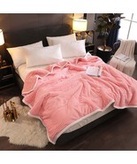 SOGA Throw Blanket Warm Cozy Double Sided Thick Flannel Coverlet Fleece ... - $72.50
