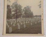 1968 Arlington Cemetery Vintage Photo Picture 3 1/2” X 3 1/2” Box4 - $9.89