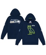 Mens OVO Seahawks Icon Team Pullover Hoodie - College Navy Blue - $79.00