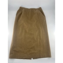 Vintage Pendleton Maxi Skirt Womens Size 16 W Beige Tan Long 100% Virgin... - £29.14 GBP