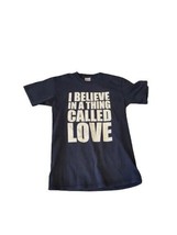 Unisex Vintage t-shirt with the Darkness &quot;I believe in a thing called love&quot; - £23.22 GBP