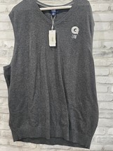 Cutter Buck Men&#39;s Gray Lakemont Georgetown Law Sweater Vest Size XXXL 3X... - $24.99
