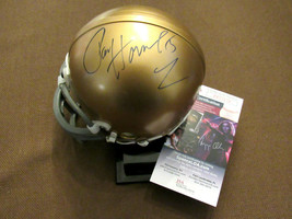 PAUL HORNUNG # 5 NOTRE DAME IRISH HEISMAN SIGNED AUTO MINI IRISH HELMET JSA - £118.98 GBP