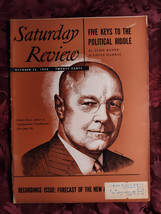 Saturday Review October 25 1952 Claude Fuess David Sarser - £8.61 GBP