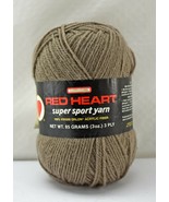 Vintage Red Heart Orlon Acrylic Super Sport Yarn - 1 Skein Taupe #656 - £6.72 GBP