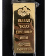 Gold Bar 1 KILO PAMP Suisse Fine Gold 999.9 In Sealed Assay - $100,000.00