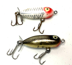 Heddon Fishing Lures Vintage Tiny Torpedo  2&quot; Long Used Set of 2 - £14.95 GBP