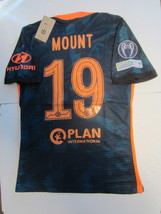 Mason Mount Chelsea FC UCL Match Slim Fit Black Third Soccer Jersey 2021... - $1,681.37 MXN