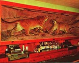 Interior Rustic Bar Lounge Mountain Lion Display Saratoga WY Chrome Post... - $9.22