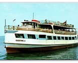 Goodtime II Sightseeing Boat Cleveland Ohio OH Advertising Flyer Postcar... - $2.92
