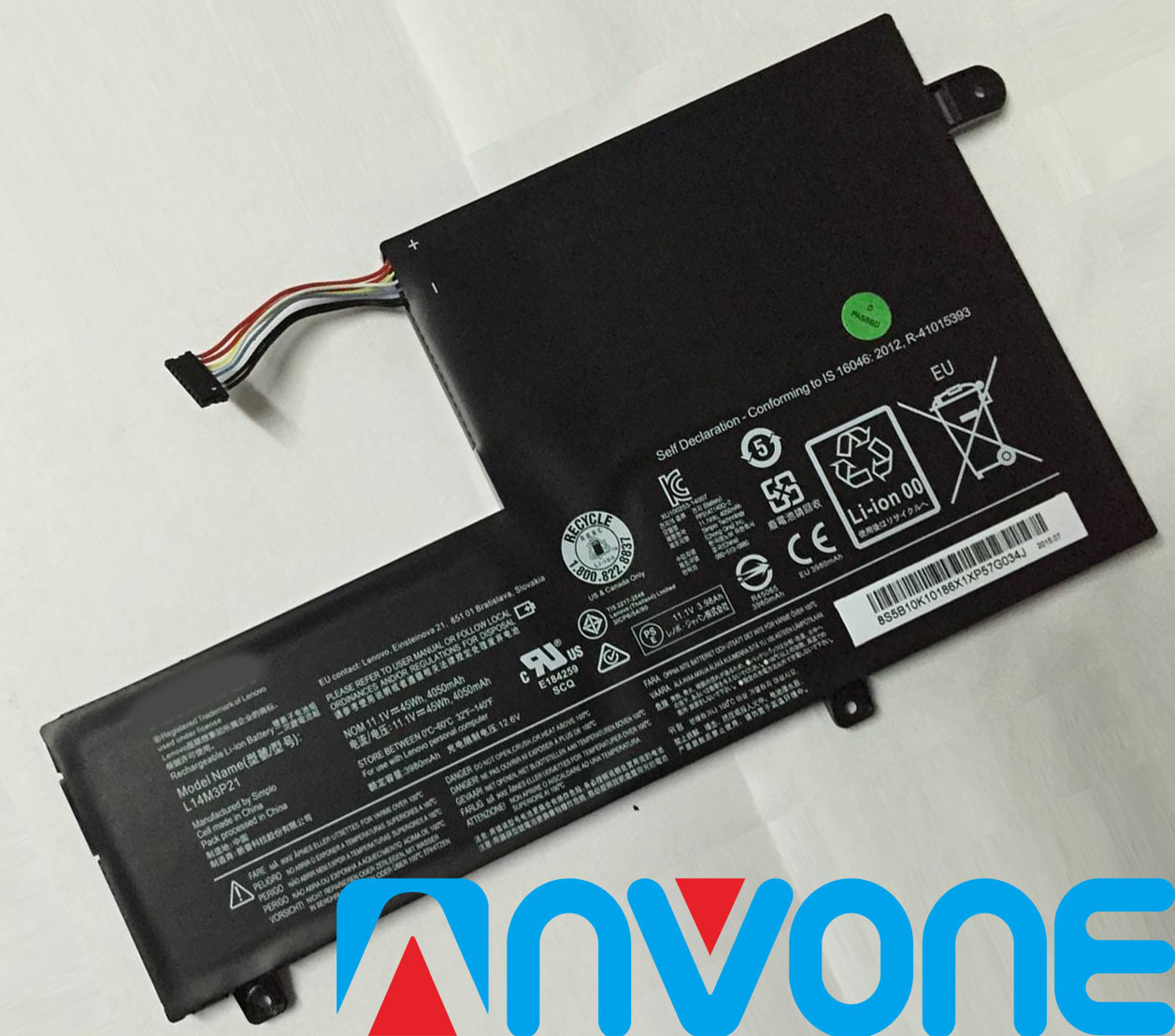 45Wh Genuine L14M3P21 L14L3P21 Battery For Lenovo Yoga 500-14IBD, Yoga 500-15 - $59.99