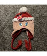 Joe Boxer Women’s Mrs Santa Knitted Beanie Pom Fashion Hat With Braids - €12,00 EUR