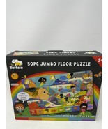 Little Buffalo Ocean Glow Sea Life Interlocking Floor Jigsaw Puzzle 50PC... - $24.74