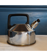 REIN KUPFER PLANBODEN Whistling Tea Kettle 1.75L Stainless Copper Bottom... - £34.24 GBP