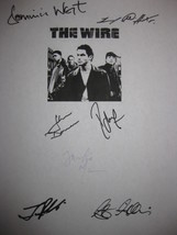The Wire Signed TV Pilot Script Screenplay x7 Autograph Dominic West Idr... - £13.53 GBP