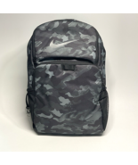 Nike Swoosh Backpack LARGE Black Gray, Laptop School Gym Book Bag Camouf... - $39.50 CAD