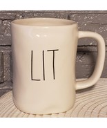 Rae Dunn &quot;LIT&quot; Ivory Colored Ceramic Coffee Mug Artisan Collection 20 oz. - £8.59 GBP