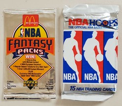 Hoops &amp; Upper Deck Basketball Lot of 2 (Two) Sealed Unopened Packs.. . - £14.37 GBP