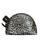 New Nine To Nine Travel Gold Cheetah Print Makeup Bag Pouch with Zipper - $12.86
