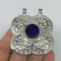 1pc,2.2&quot;x2&quot;x0.5&quot;,Turkmen Pendant Lapis Lazuli Square Shape Statement,TN666 - £9.58 GBP