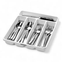 madesmart Classic Small Silverware Tray - White | CLASSIC COLLECTION | 5... - $31.08 CAD