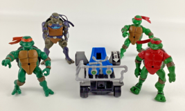 Teenage Mutant Ninja Turtles 5&quot; Figures Patrol Buggy Raphael Michelangel... - $23.71