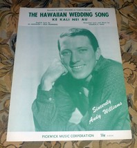 Andy Williams Sheet Music - The Hawaiian Wedding Song (Ke Kali Nei Au) - £9.75 GBP