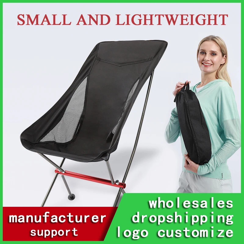 Ultralight High Back Folding Camping Chair Removable Washable Fishing Picnic BBQ - £18.96 GBP+