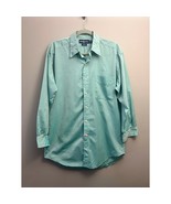 Ralph Lauren Blake Teal 100% Cotton Long Sleeve Shirt Sz M - $624.93 MXN