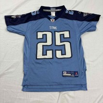 LenDale White 25 Reebok Mens Jersey Blue Short-Sleeve Youth Tennessee Ti... - $19.80