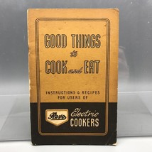 Vintage Buono Things To Cook E Eat Cookery Libro per Revo Elettrico Forn... - $40.45