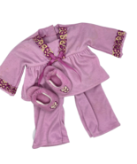 American Girl Julie&#39;s Pink Butterfly Pajamas &amp; Slippers - £26.15 GBP
