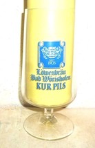 Lowenbrau Worishofen Kur Pils 0.4L German Beer Glass - $12.95