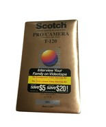Vintage Scotch T-120 Pro Camera Extra-High Grade [VHS] For Camcorder / V... - €12,95 EUR