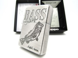 Black Bass Fishing Angler&#39;s Dream ZIPPO 2008 MIB Rare - £72.36 GBP