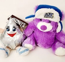 Hershey Kiss Jolly Rancher Bear Promo Lot Of 2 Vintage Stuffed Animals PLSHY3 - £19.27 GBP